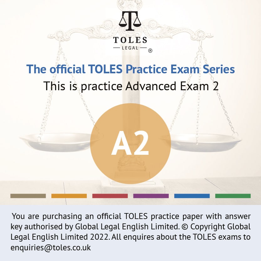 The Official TOLES Practice Papers- Advanced Exam Two